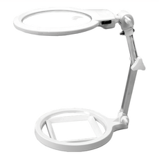 COMET LED放大鏡折疊閱讀檯燈, 內建2顆超白光LED燈泡, 二截式可調整角度設計, MG3B-1AZ, 1個