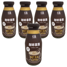 牧真 咖啡拿鐵 保久乳, 乳含量50%以上, 無奶精, 無添加防腐劑, 290ml, 5瓶
