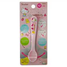 Skater 嬰幼兒可彎初期湯匙 12個月以上, 13cm, HelloKitty, 1支
