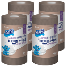 Scott 可麗舒 寬版清潔洗碗布, 棕色, 45張, 4捲