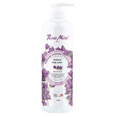 EVAS COSMETICS Rose Mine 奢華香水身體乳 Musk+Musk 柔和純粹花卉麝香, 1L, 1瓶