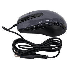 A4 TECH 多功能針光遊戲滑鼠 D-708X 1600 DPI 500萬次長壽按鍵, 1個