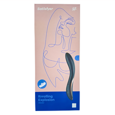 Satisfyer 愉悅新革命 Rolling Explosion G點按摩器, 滾珠震動 黑色, 1個