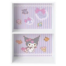 收納王妃 三麗鷗 雙層空櫃, 玩偶紫酷洛米