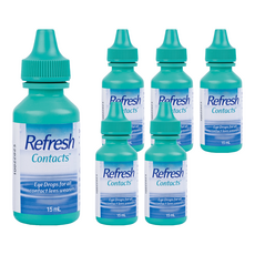 abbvie 艾伯維 隱形眼鏡潤濕液, 15ml, 6瓶