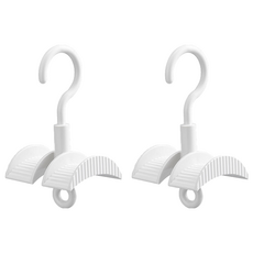 SP SAUCE 360度旋轉掛勾 包包專用, 2個, 白色