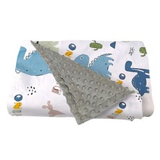 我家寶貝 豆豆絨安撫巾蓋毯, 120 x 75cm, 恐龍