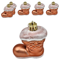 彩繪立體襪, 玫瑰金色, 6個