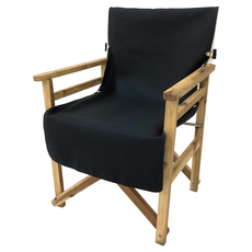 Captain Stag 鹿牌 難燃單人椅套, 尺寸約520x1,280mm, 重量約240g, 100%棉(難燃加工), 黑色, 1個