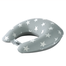 Richell 利其爾 攜帶型充氣式多功能授乳枕, 灰色