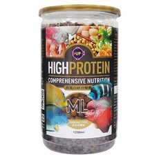 UP AQUA 雅柏 沉底型高蛋白營養飼料 ML, 1罐, 1250ml