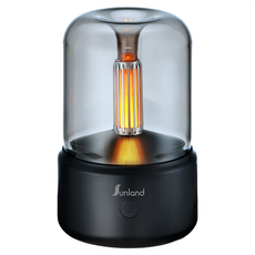 Sunland 燭光香薰精油水氧機，水箱容量120ml，可添加水溶性精油, SLCD005, 黑色