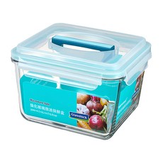 Glasslock 格拉氏洛克 長型強化玻璃微波保鮮盒, MHRB370(RP604), 1個