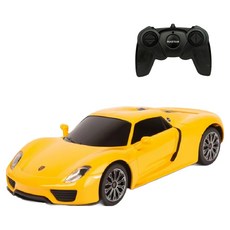 RASTAR 星輝 1/24 保時捷 918 遙控車, 1個, 黃色