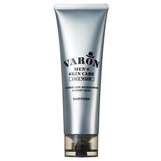 SunTORY 三得利 VARON 汎倫 台灣公司貨 紳仕極淨洗面乳, 120g, 1條