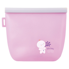 ZEN ZHOU 仁舟淨塑 雲朵好矽袋 1.5L, 柔霧紫, 1個