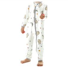 baa baa sheepz 抱抱羊 拉鍊式 竹纖維 雙拉鍊長袖包屁衣