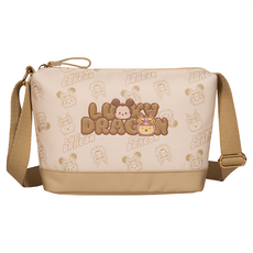 TSUM TSUM 側背包, 22 x 6 x 14cm, 米色