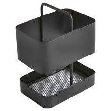 HOLA 和樂家居 Ink 鐵線收納餐具架 399g, 黑色, 1個