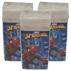 MARVEL 漫威 SPIDER-MAN 蜘蛛人 製圖橡擦 塑膠, 人在左邊, 36個