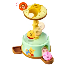 TAKARA TOMY 小熊維尼滾滾球遊戲組, 3個小熊維尼/粉紅小豬/跳跳虎滾滾球, 1個