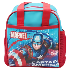 MARVEL 漫威 CAPTAIN AMERICA 美國隊長單層便當袋 CA7A31-11, 深藍 + 紅, 1個