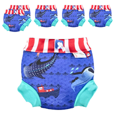 Close Pop in 嬰兒尿布褲 游泳用, 束口設計 安心防漏, 腰部束帶 完美貼合, 彈性材質 溫暖親膚, 玩沙戲水游泳必備, XL, 6件
