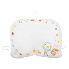 PUKU 藍色企鵝 Sleepy透氣調節舒眠枕, 秋日松果 白色