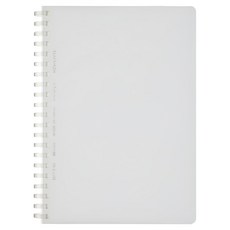 KOKUYO 國譽 SOFT軟線圈筆記本 方眼罫 B6 80頁, 透明色, 1本