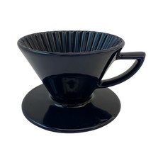 Pearl Horse 寶馬 錐形陶瓷濾杯 藍色, 1個