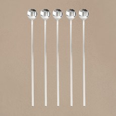 Haemo Largo 2 304不鏽鋼長柄茶匙, 5個, 單品