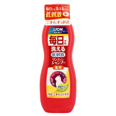 LION 獅王 Pet Clean 漂亮寵物每日洗清潔潤絲二合一 愛貓用，低刺激配方，不含著色劑，弱酸性，100%植物性配方, 330ml, 1瓶