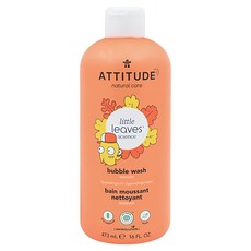 ATTITUDE 艾特優 兒童泡泡浴 3歲以上 芒果, 473ml, 1瓶