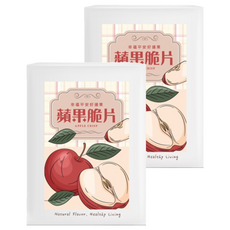 cammie蘋果脆片 素食可食 酥脆口感 獨立包裝 健康零食, 50g, 2盒