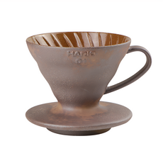 HARIO 好璃奧 V60老岩泥01濾杯, BR, 1個