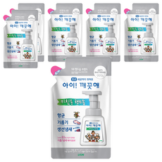 LION 獅王 趣淨 Ai! Kekute 趣淨廚房專用洗手慕斯補充包, 羅勒香, 200ml, 6包