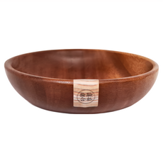 品木屋 小圓型 K3190 木質點心盤 小菜碟 水果盤, 木色, 直徑10 x 2.5cm, 1個