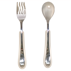 NATIONAL GEOGRAPHIC KiDS 不鏽鋼匙叉組, 304不鏽鋼材質, 韓國產, 湯匙 + 叉子, Ocean, 1組