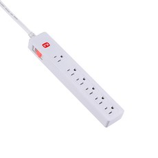 PX 大通 1切6座9尺延長用電源線組, 最高級防火用料, 極速充電安全耐用, 2.7m, PEC-3169W, 1個