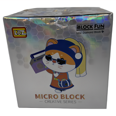 LoZ 戴珍珠耳環的喵積木 6歲以上 880個, LOZ9279, 1盒