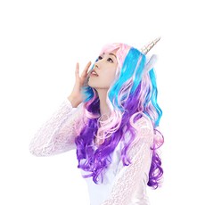 Stupid 女神獨角獸假髮, 1套, 多色