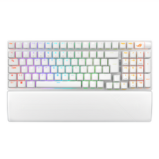 ASUS ROG 華碩 電競鍵盤, ROG Strix Scope II 96 Wireless, 白色, 雪軸