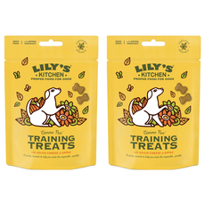 LILY'S KITCHEN 莉莉廚房 訓練餅乾 犬專用, 蘋果起司, 80g, 2包