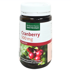 Sanct Bernhard 聖伯納德 蔓越莓精萃膠囊 500mg, 1罐, 90顆