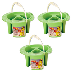 GIMI 吉米 水彩盒 18.6 x 18.6 x 11cm 顏色隨機,3格,3個