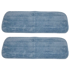 NEXCLEANS 舞水痕 超細纖維拖把替換組-無限型, 黏貼式底座, 360度旋轉, 43 x 13cm, 2片