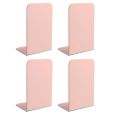 STAR CANDY 金屬L型書架, 4個, 櫻粉花