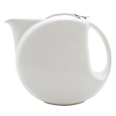 ZERO JAPAN 月亮陶瓷不鏽鋼蓋壺, 1300cc, 日本產, 白色, 1個