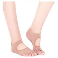 CLESIGN 瑜珈露趾襪 Nude Pink 有機棉, 22.5~25cm