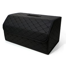 Benauto 整潔後車廂收納箱, 黑+黑針